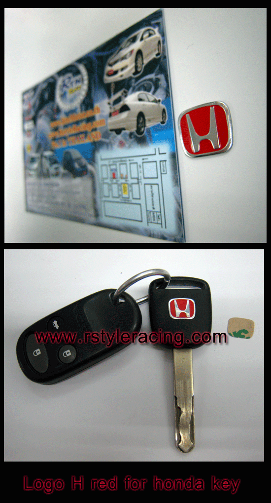 Honda Logo Red. Logo H Red for Honda Key